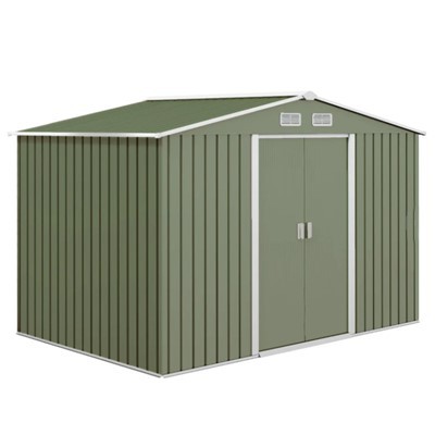 Μεταλλικό υπόστεγο εργαλείων κήπου