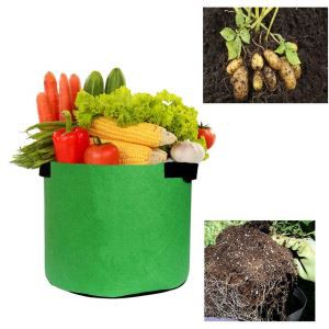 15 γαλόνι Hydroponic Soft Fabric Side Planter Pot