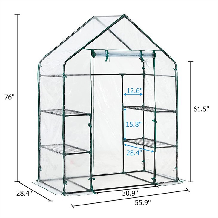 Multi-Tier Plastic Mini Greenhouse