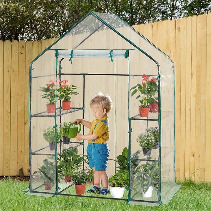 Multi-Tier Plastic Mini Greenhouse